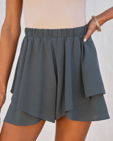 Flutter Away Shorts - Dark Sage