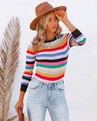 Free To Love Striped Sweater