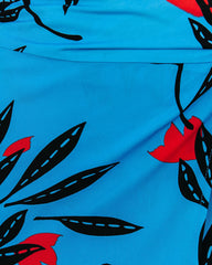 Give Your Best Printed Wrap Midi Skirt