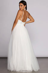 Graciela Heat Stone Tulle Gown