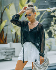 Grande Relaxed Tassel Blouse