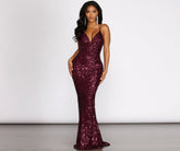 Gwendolyn Cross Back Sequin Dress