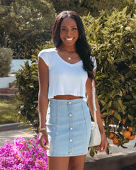 Haddie Denim Mini Skirt