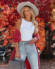 Halo Seamless Crop Top - White