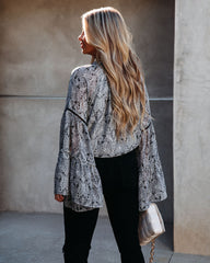 Hancock Paisley Bell Sleeve Blouse