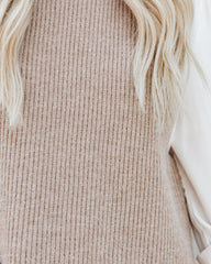 Hartford Contrast Knit Vest Blouse