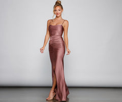 Hazel-Anne Formal Ruched Mermaid Dress