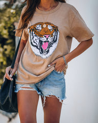 Hear Me Roar Cotton Tiger Tee