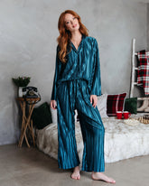 Hey Honey Plisse Pants - Teal