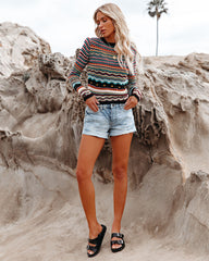 Highest Temperature Crochet Knit Top