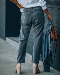 Huddy Cotton Pocketed Denim Joggers