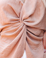 I'm Yours Twist Tank - Ginger