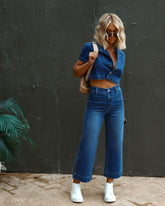 Benny High Waisted Wide Leg Jeans
