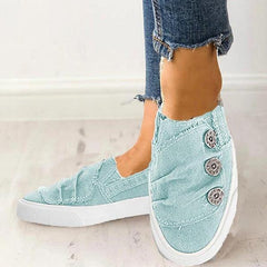 Casual Button Comfy Sneakers