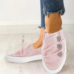 Casual Button Comfy Sneakers