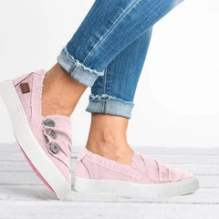 Casual Button Comfy Sneakers