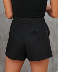 Jacqueline Pocketed Shorts - Black
