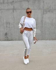 Jaxson Cotton Blend Stripe Drawstring Pants