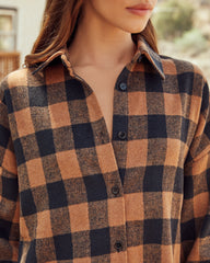 Jessamine Checkered Button Down Top