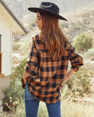 Jessamine Checkered Button Down Top