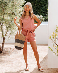 Judson Cotton Frayed Crop Tank