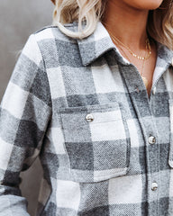 Junior Soft Knit Button Down Top
