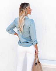 Katana Chambray Utility Top