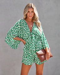 Kella Pocketed Tie Romper
