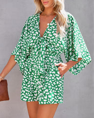 Kella Pocketed Tie Romper
