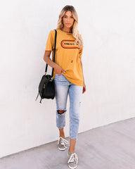 Kind Is Cool Distressed Cotton Tee