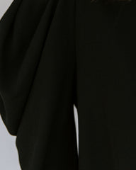 Kingston Statement Sleeve Top - Black
