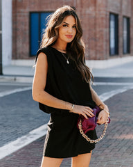 Kinston Pocketed Romper - Black