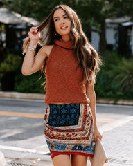 Larsa Printed Mini Skirt