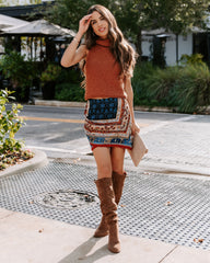Larsa Printed Mini Skirt