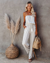 Layne Pocketed Strapless Jumpsuit - SALE