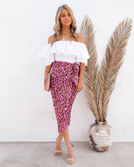 Linda Smocked Off The Shoulder Top - White