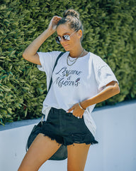 Linguine And Martinis Cotton Relaxed Tee