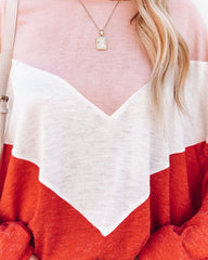 Lola Lightweight Chevron Knit Top