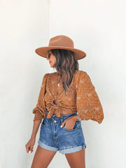 Look So Good Printed Crop Top