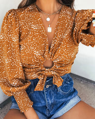 Look So Good Printed Crop Top