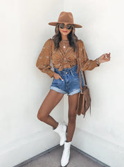 Look So Good Printed Crop Top