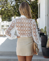 Lotte Wrap Mini Skirt - Taupe