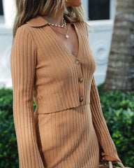 Lucia Ribbed Knit Mini Skirt