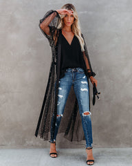 Lyrical Embellished Tulle Duster
