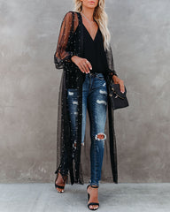 Lyrical Embellished Tulle Duster