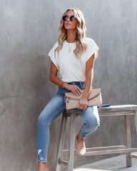 Maizy Knit Sweater Top - Ivory