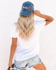 Malibu Crewneck Tee - White