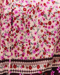 Maloney Printed Tassel Top - Natural