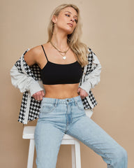 Manhattan Ribbed Brami - Black