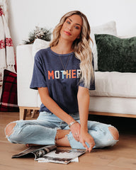 Mother Embroidered Cotton Tee